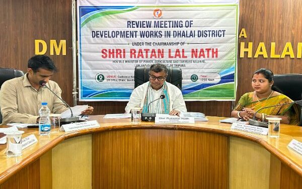 Guardian Minister reviews Dhalai development plans