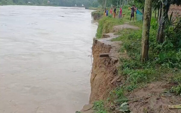 Families relocate as river erosion intensifies