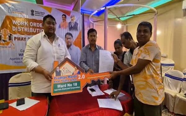 Agartala distributes PMAY-U 2.0 work orders