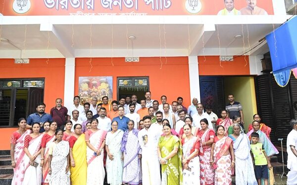 Tripura Minister Inaugurates BJP Mandal Office in Chandipur