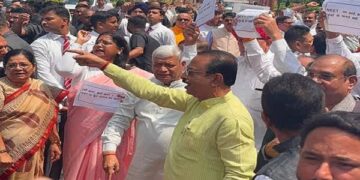 Rajib Bhattacharjee slams Congress protest
