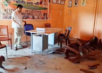 Tensions Rise in Khumulwng as BJP Office Attacked Amid Poll Dispute