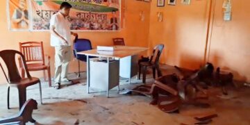 Tensions Rise in Khumulwng as BJP Office Attacked Amid Poll Dispute