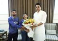 Biplab Deb honours judo champion Asmita Dey