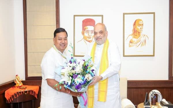 Ram Prasad Paul Meets Amit Shah; Tripura’s Growth, Governance in Focus