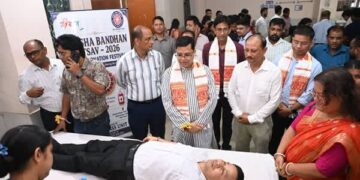 Rebati Tripura Donates Blood at Raksha Bandhan Camp