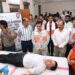 Rebati Tripura Donates Blood at Raksha Bandhan Camp