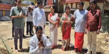 Ramnagar Sanghati Club Begins Durga Puja Preparations