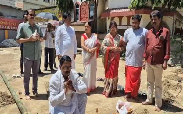 Ramnagar Sanghati Club Begins Durga Puja Preparations