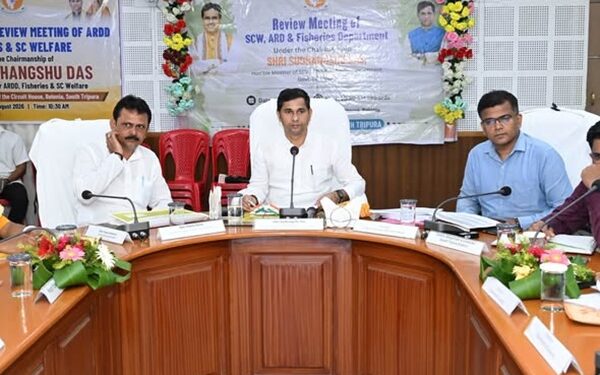 Sudhangshu Das Reviews Welfare Delivery in South Tripura