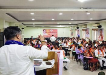 Sushanta Calls for Stronger BJP, Wider Public Service