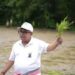 Agri Minister Ratan Lal Nath joins paddy plantation
