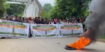 72-hour rail and road blockade in Tripura