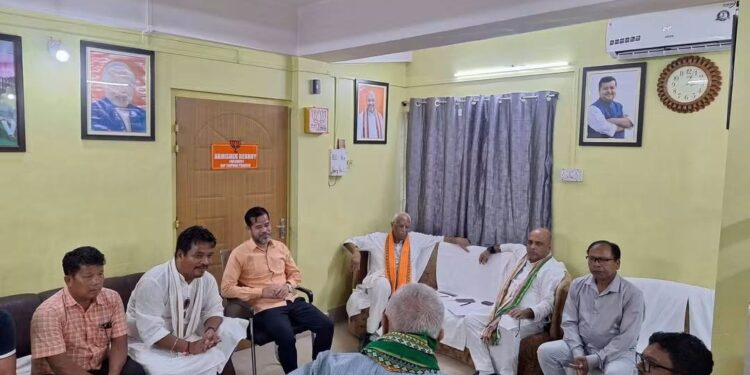 IPFT Delegation Meets BJP Leaders, Discusses Stronger Political Coordination in Tripura