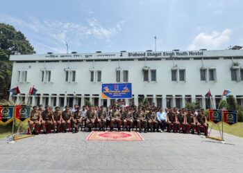 Brigadier Anand Raj Singh Visits Agartala, Interacts with NCC Units and Cadets