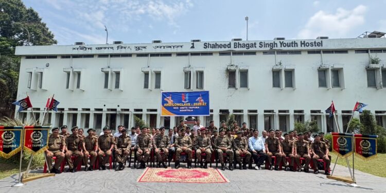Brigadier Anand Raj Singh Visits Agartala, Interacts with NCC Units and Cadets