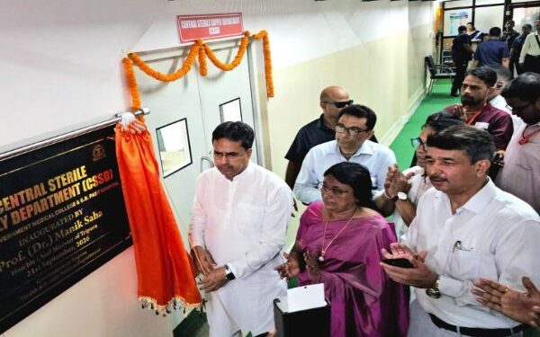 Saha opens new ICU, CSSD at AGMC and GBP Hospital