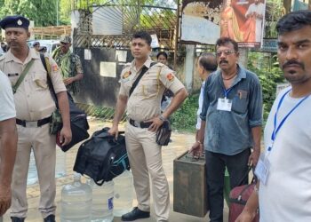 Polling teams move to stations ahead of Tripura VC polls