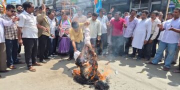 Tripura Congress stages protest against Election Commission, threatens statewide agitation