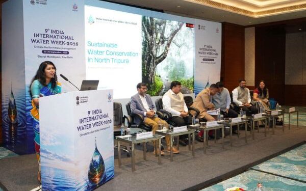 North Tripura highlights three water conservation initiatives at IIWW 2026