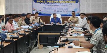 SEC, DGP-in-charge review North Tripura preparedness for Village Committee polls