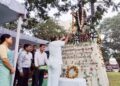Governor Pays Tribute to Mahatma Gandhi in Agartala on Gandhi Jayanti.