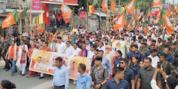 BJP holds rally in Agartala against alleged attempts to destabilise India alongwith foreign power and save democracy as CM Saha targets opposition over SIR