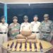 Tripura police seize 9 kg ganja, 29 bottles of cough syrup in Sonamura
