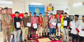 CRPF concludes driving training for nine youths in Tripura