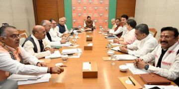 Biplab Deb attends BJP meet on organisational affairs, poll preparations