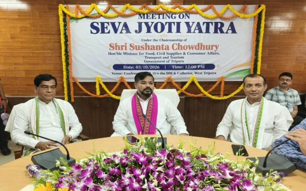 West Tripura Admin Gearing Up for ‘Seva Jyoti Yatra’