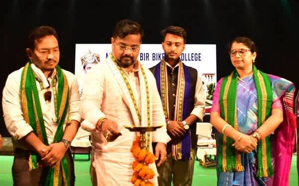Tripura minister urges MBB College freshers to pursue excellence